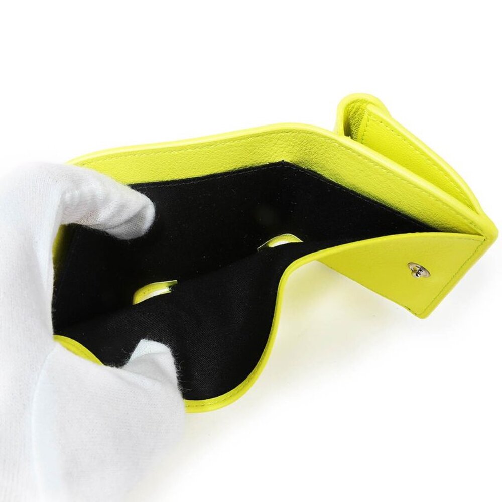 Balenciaga Trifold Wallet Paper Yellow - Picture 7 of 9